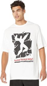 img 1 attached to Reebok Essentials Graphic T Shirt White Sports & Fitness and Team Sports