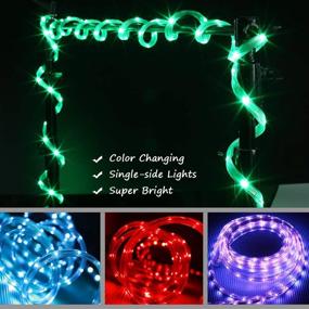 img 3 attached to 💡 Colorful and Flexible: LED Rope Lights with 8 Colors, Multiple Modes, Indoor/Outdoor Usage, and Waterproofing!