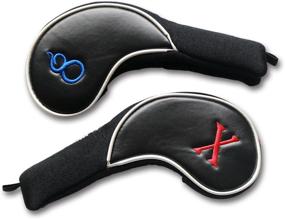 img 3 attached to 🔢 Craftsman Golf Black Iron Head Covers Set: Colorful Numbers for Taylormade, Cobra, Mizuno & More. Suitable for Right & Left Handed Golfers.