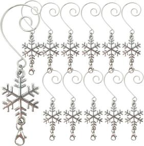 img 4 attached to BANBERRY DESIGNS Snowflake Ornament Hooks