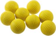 🏌️ winomo 18pcs soft foam golf balls – dimpled elastic practice balls for indoor and outdoor training (yellow) logo