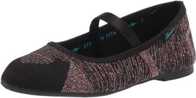 img 4 attached to Skechers Girls Ballet Black Multi