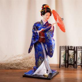 img 2 attached to 🎎 16-Inch Japanese GEISHA Oriental Doll - DOL6008-16
