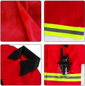 img 2 attached to Authentic Kids Fireman Costume Role Play Set: Ignite Their Imagination!