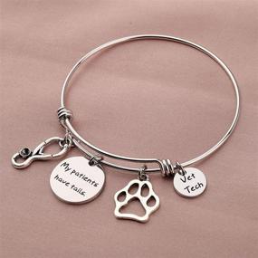 img 1 attached to 🩺 SEIRAA Veterinarian Gift: Stylish Bracelet for Veterinary Medicine Graduates & Vet Techs