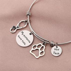 img 2 attached to 🩺 SEIRAA Veterinarian Gift: Stylish Bracelet for Veterinary Medicine Graduates & Vet Techs