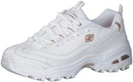 skechers dlites fresh womens sneakers logo