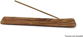 img 2 attached to 🪔 Exquisite Handcrafted Wooden Incense Holder, 10 inches Long - A Perfect Blend of Beauty and Functionality