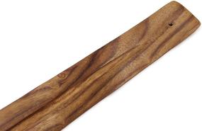 img 3 attached to 🪔 Exquisite Handcrafted Wooden Incense Holder, 10 inches Long - A Perfect Blend of Beauty and Functionality