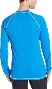 img 3 attached to Speedo Men's Loose Fit Long Sleeve UV Swim Shirt Easy Tee