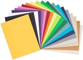 img 3 attached to 🎨 200 Sheets Premium Colored Cardstock Paper for Crafts and Scrapbooking – 8.5” x 11”, Assorted Classic Colors, 65lb Smooth Texture