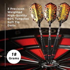 img 3 attached to 🎯 High-Performance 18-Gram Viper Jaguar Soft Tip Darts – 80% Tungsten with Storage/Travel Case