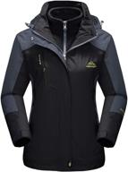 magcomsen women's winter coats: 3-in-1 snow ski jacket, water-resistant & windproof fleece winter jacket parka логотип