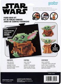 img 3 attached to 🌟 Perler 80-63090 The Mandalorian Baby Yoda Star Wars Fuse Bead Blister Kit – 1000pcs