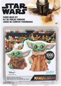 img 4 attached to 🌟 Perler 80-63090 The Mandalorian Baby Yoda Star Wars Fuse Bead Blister Kit – 1000pcs