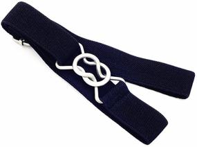 img 4 attached to Elastic Stretch Adjustable School Uniforms Boys' Accessories for Belts