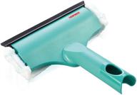 🧼 leifheit hand window cleaner and squeegee mini, 20 cm: spotless window cleaning in small spaces logo