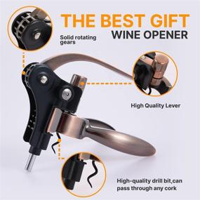 img 2 attached to Set【2021 Upgraded】 Wine Corkscrew Suitable Families