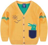 🦖 tailloday kids' dinosaur cardigan sweatshirts - boys' sweaters clothing logo