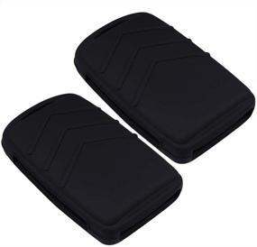 img 3 attached to 🔑 Lcyam Remote Key Fob Covers - Premium Silicone Case for 3 4 Button Keys - Fits Mazda 3, CX-30, CX-5, CX-9, and Mazda 6 (Black Black)