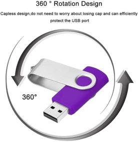 img 3 attached to 📱 HKUU 4Гб Флеш-накопитель USB Thumb Drive, 2.0 Память-накопитель 20 штук Jump Drive - Многоцветный и портативный