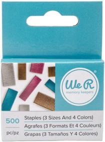 img 1 attached to 📎 We R Memory Keepers Multi Staple Pack 500pc Paper Craft: Essential Staples for Creative Projects