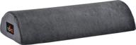 🛏️ nova extra long 20" pillow: ultimate support for neck, back & under leg - half roll firmness, attachment strap, removable & washable cover logo