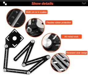 img 3 attached to 📐 Versatile Aluminum Universal Measurement Template