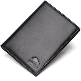 img 4 attached to AVIMA Leather Passport Holder Blocking Travel Accessories