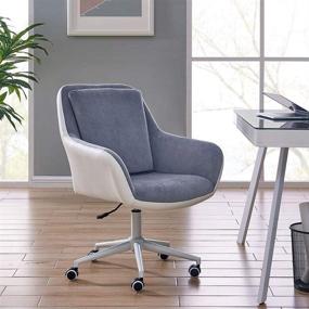 img 3 attached to 🪑 IDS Executive Ergonomic Office Chair - Swivel, Height Adjustable with Armrests - Two-Tone Design