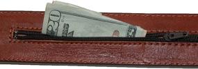 img 1 attached to 💼 Men's Accessories: CTM Leather Money Belt with Removable Buckle