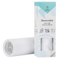 🎨 removable smart vinyl bulk roll for cricut joy: white adhesive decal sheets, 5.5”x 120” - perfect for crafting projects! logo