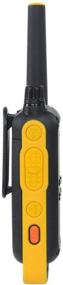 img 2 attached to Motorola Solutions T470 Two-Way Radio: Black 📻 with Yellow Rechargeable Two Pack - Premium Communication Device