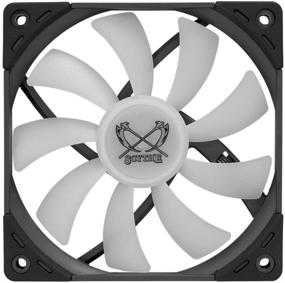 img 3 attached to 💨 Enhance Your PC Cooling with Scythe Kaze Flex Slim RGB LED Fan, 120mm, PWM 300-1800RPM, Single Pack (No Controller Included)