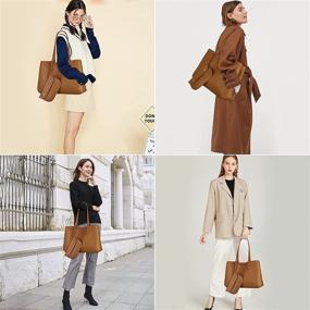 img 3 attached to 👜 Стильная зеленая сумка-тоут для женщин с кошельком - коллекция сумок Hobo Bags.