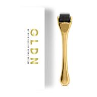 🏻 gldn luxury collection: beard roller for hair growth & beard stimulation - 540 premium titanium microneedles - derma roller kit for beard & hair growth logo