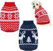 christmas snowflake reindeer turtleneck knitwear logo