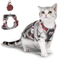 optimized cat harness and leash set for daily outdoor walks - escape proof, adjustable, reflective - suitable for small cats and puppies logo