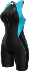 img 4 attached to 🏊 Sparx Women's Core Triathlon Suit with Integrated Support Bra for Cycling, Swimming, and Running