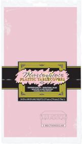 img 1 attached to 🎀 Pink Beistle 54x108 Inch Rectangular Tablecover: Stylish Table Protection