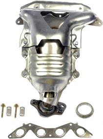 img 4 attached to 🚗 Dorman 673-608 Black Exhaust Manifold with Integrated CARB Compliant Catalytic Converter