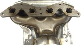 img 1 attached to 🚗 Dorman 673-608 Black Exhaust Manifold with Integrated CARB Compliant Catalytic Converter