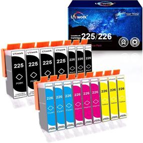 img 4 attached to 🖨️ 16 Pack Uniwork Compatible Ink Cartridge for Canon PGI-225 CLI-226 | Pixma MG & MX Series Printer Compatible Replacement