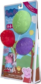 img 1 attached to 🎈 Peppa Pig Surprise Balloons, Bundle Pack - Movie and Winter Themes, Series 2 - Includes 2 Exclusive Character Toy Figures, 1 Themed Accessory, and 1 Glitter Surprise