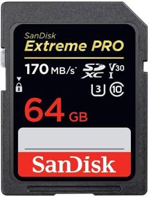 img 2 attached to 📷 SanDisk 64GB SDXC SD Extreme Pro Memory Card (2-Pack) Bundle for Nikon D3500, D7500, D5600 Digital DSLR Camera - 4K V30 U3 (SDSDXXY-064G-GN4IN) with (1) Everything But Stromboli (TM) 3.0 Reader