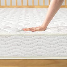 img 1 attached to Affordable Comfort: Best Price Mattress 8 Inch Tight Top Innerspring Mattress for Twin Bed - CertiPUR-US Certified Foam and Bonnell Spring Base