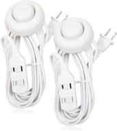 🔌 convenient pack of 2 maxxima 9 ft extension cords with foot switch for on/off control logo
