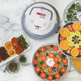 img 1 attached to 🍎 NESCO FD-79 Snackmaster Pro Digital Food Dehydrator: The Ultimate Solution for Healthy Snacks, Fruit, Beef Jerky, Meat, Vegetables & Herbs - Gray with 4 Trays