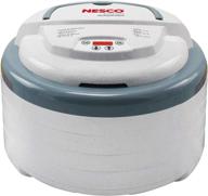 🍎 nesco fd-79 snackmaster pro digital food dehydrator: the ultimate solution for healthy snacks, fruit, beef jerky, meat, vegetables & herbs - gray with 4 trays логотип