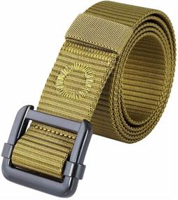 img 3 attached to 🌙 Moonsix Survival Military Webbing Tactical Men's Belts: The Ultimate Accessories for Modern Adventurers